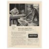 1955 Cabinetmakers Wood Shop Bostitch Ad