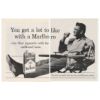 1961 Marlboro Man Cigarette 2-Page Ad