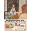 1977 Ken-L Ration Burger Dog Food Terrier Schulz art Ad