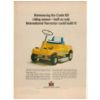 1968 IH International Harvester Cadet 60 Riding Mower Ad