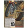 1983 Bridgestone Motorcycle Tires Alex Ebel art Ad