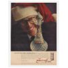 1956 Phil Silvers Santa Photo Smirnoff Vodka Decanter Ad