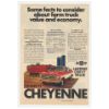 '74 1975 Chevy Cheyenne Farm Pickup Truck Ad