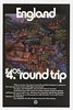 1971 Bell Telephone England art $4.05 Round Trip Ad