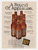 1994 Coors Cutter Beer Bottles Round of Applause Ad