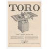 1956 Toro Deluxe Tilt-Arbor Table Saw Print Ad