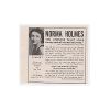 1953 Pianist Norma Holmes photo Booking Ad