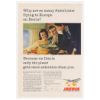 1966 Iberia Airlines People Get Attention Stewardess Ad