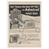 1955 Admiral Deluxe Super Personal Portable Radios Ad
