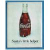1968 Coke Coca-Cola Bottle Santa's Little Helper Ad
