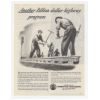 1945 Assoc of American Railroads Building Railroad Ad