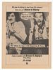 1974 Brewer & Shipley Tour Album Promo Photo Ad