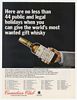 1965 Canadian Club Whisky Give on 44 Holidays Ad