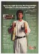 1989 William Sanderson A&W Root Beer Baseball Photo Ad