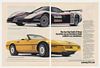 1986 Chevy Corvette GT & Convertible Goodyear 2-Page Ad