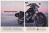 1989 Harley-Davidson Low Rider Sport Motorcycle 2-Page Ad