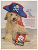 1960 Pirate Yorkshire Terrier Friskies Dog Food Photo Ad