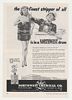 1954 Northwest Chemical Lady Stripper Wearing Drum Ad