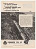 1972 CSP Corrugated Steel Pipe Photo Print Ad