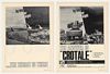 1967 Thomson Houston Matra Crotale Weapon System 2-Page Ad