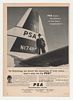 1962 Wayne Dellinger Schilling PSA Airline Jet Photo Ad