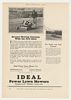 1925 Ideal Power Lawn Mower Photo Print Ad