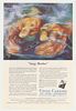 1950 Union Carbide Plastic Coating Ship Snug Harbor Ad