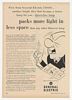 1961 Mister Magoo GE General Electric Quartzline Lamp Ad