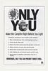 1998 Smokey Bear Only You Build Safe Campfire Forest Ad