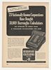 1948 Burroughs Calculator with Built-In Memory Print Ad