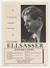 1948 Organist Richard Ellsasser Photo Booking Print Ad