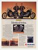 1987 Suzuki Intruder 700 Motorcycle Identical Twins Ad