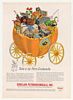 1961 Sinclair Chemicals Cinderella Pumpkin Carriage Ad