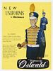 1958 Ostwald Emperor Band Uniform Print Ad
