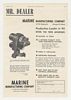 1947 Marine Manufacturing Oil Burner Heating Print Ad