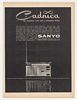 1963 Sanyo Cadnica Model 8S-P25 Portable Radio Photo Ad