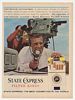 1963 Int'l TV Commentator State Express Cigarette Ad