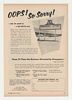 1956 Safeway Store Oklahoma City Wagner Sign Print Ad