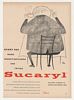 1956 Sucaryl Sweetener Gene Sharp Fat Man art Print Ad