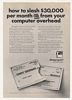1969 DatagraphiX Micromation System Slash Computer Cost Ad