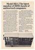 1975 IBM Model ML-1 Military Computer Print Ad