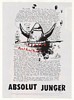 2001 Absolut Junger Viking Helmet Story Vodka Print Ad