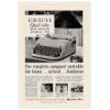 1952 Remington Rand Quiet-riter Portable Typewriter Ad