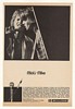 1975 Rolling Stones Mick Jagger Shure Mike Photo Ad