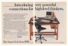 1985 IBM Personal Computer AT/370 Smart Desk 2-Page Ad