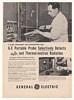 1955 GE General Electric Portable Radiation Probe Ad