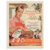 1950 Alan Ladd ABC Chesterfield Cigarette Ad