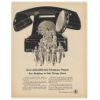1950 Bell Telephone People Large Phone Ad
