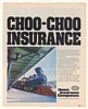 1974 Chattanooga Choo-Choo Tourist Train Home Insurance Ad