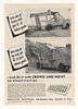 1952 Dempster Diggster Excavator Photo Print Ad